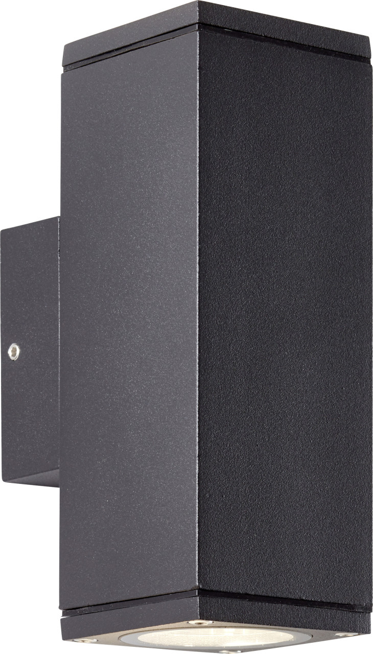 Brilliant LED Außen-Wandleuchte Hally GU10 metall Up- & Downlight