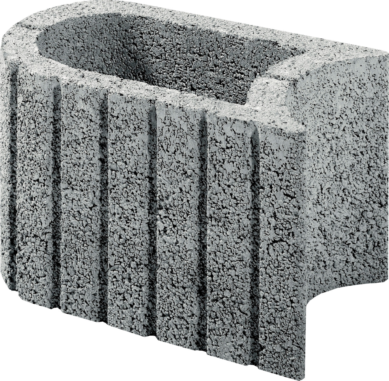 Kann Pflanzstein Mini Plus 35 x 20 x 20 cm grau