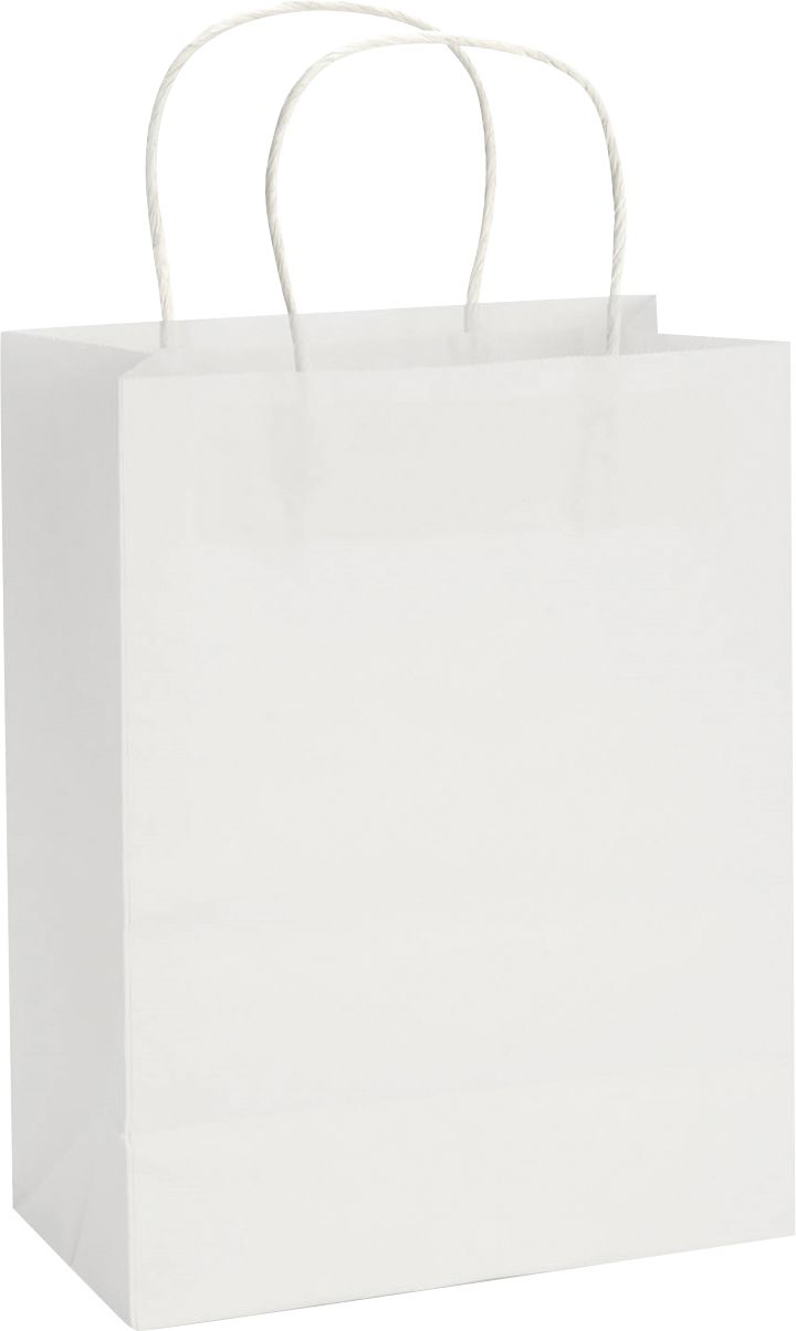 Glorex Papiertragetasche Kordelgriff 21 x 27 cm , weiß
