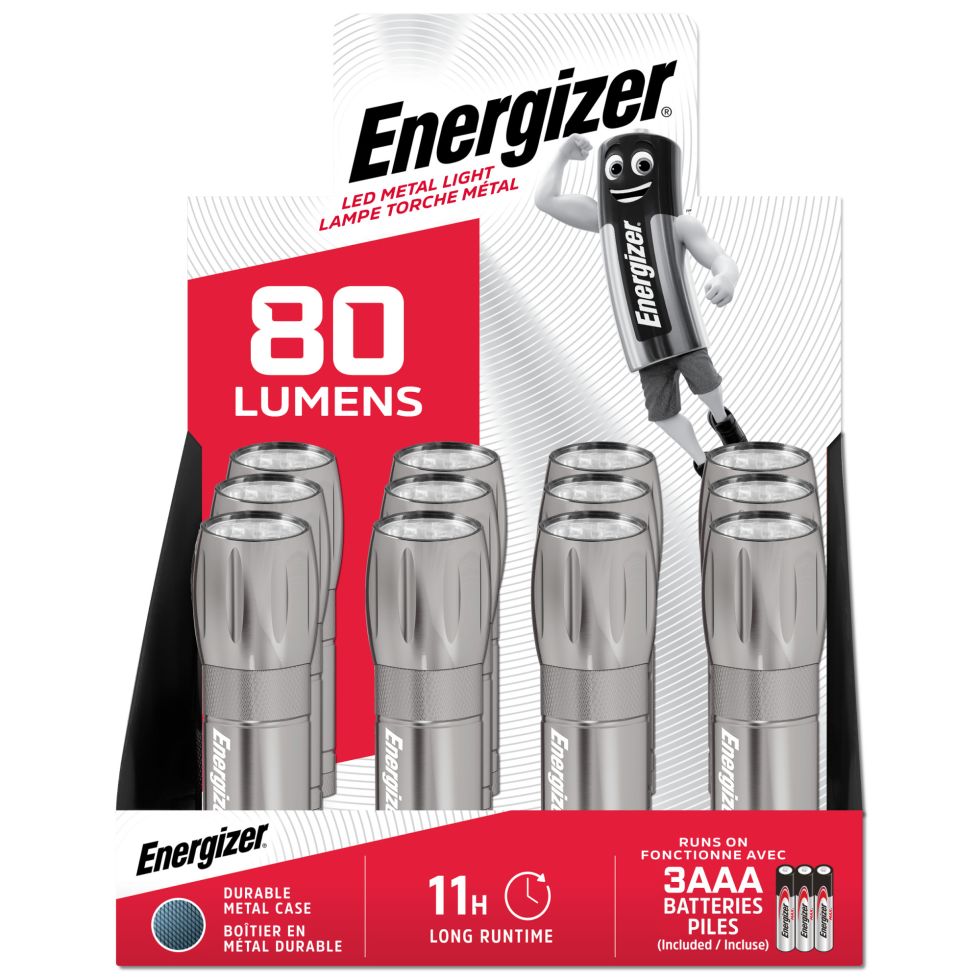 Energizer LED Taschenlampe Metal Light LED 75 Lumen