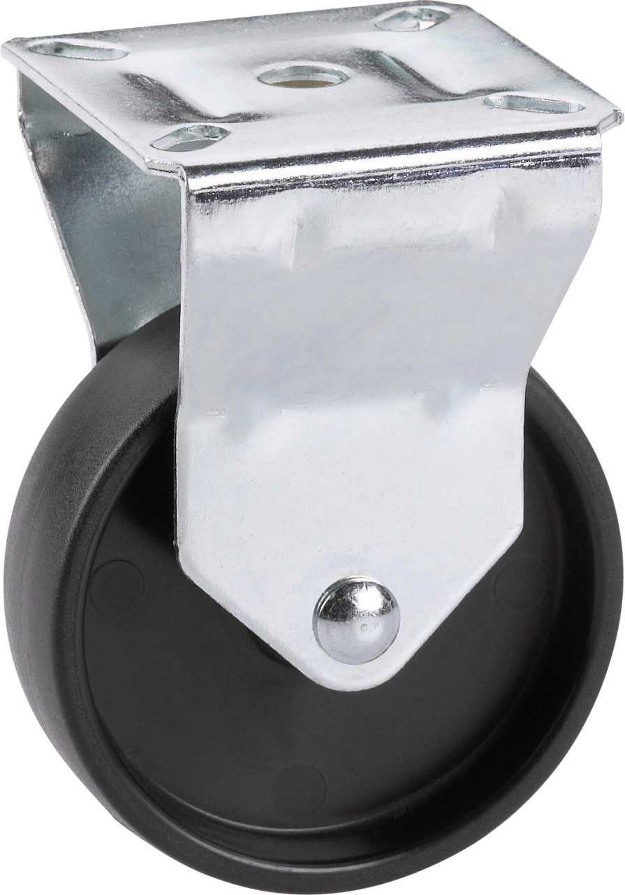 Apparate-Bockrolle 75x24 mm Tragkr. 60 kg